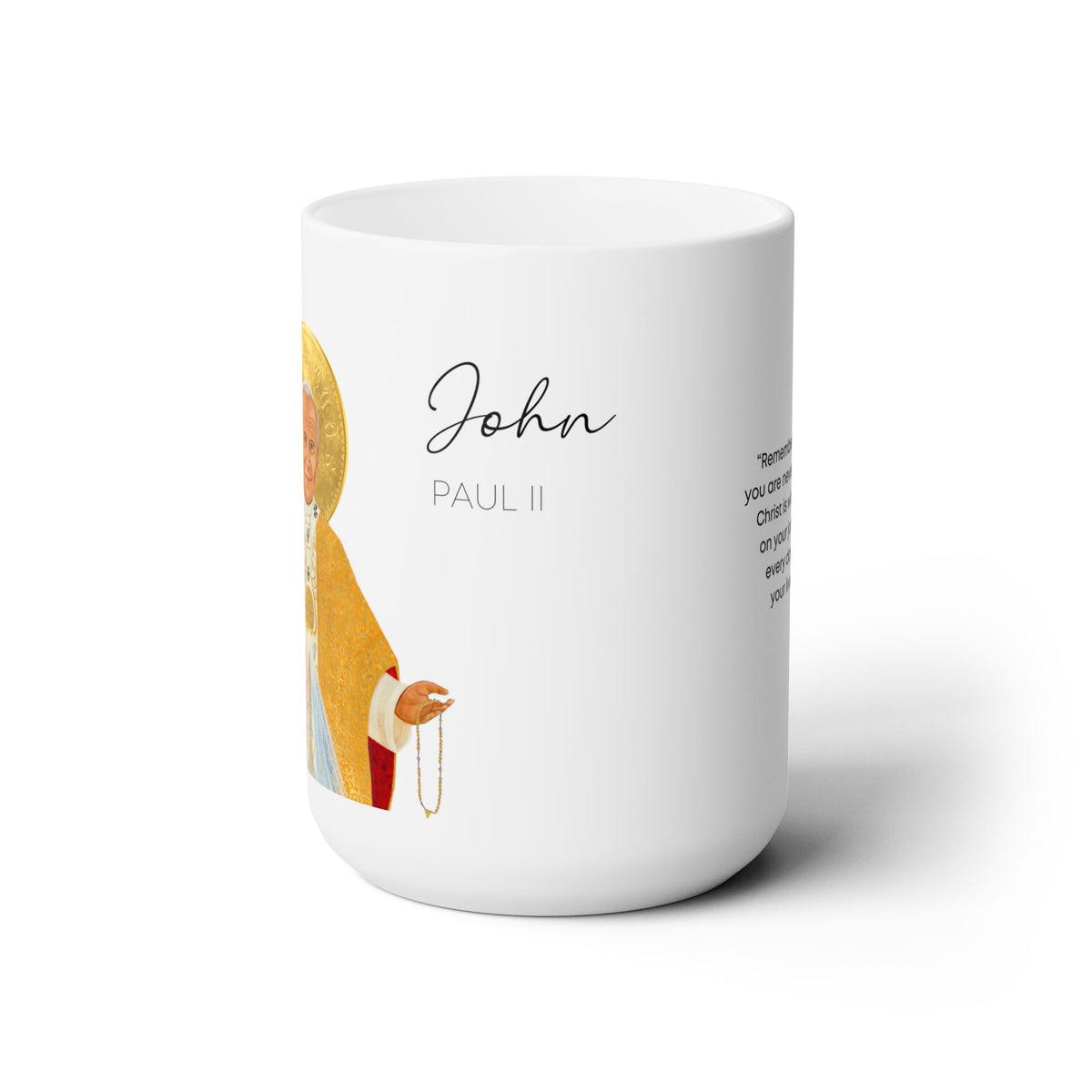 Saint John Paul II Prayer Mug 15oz