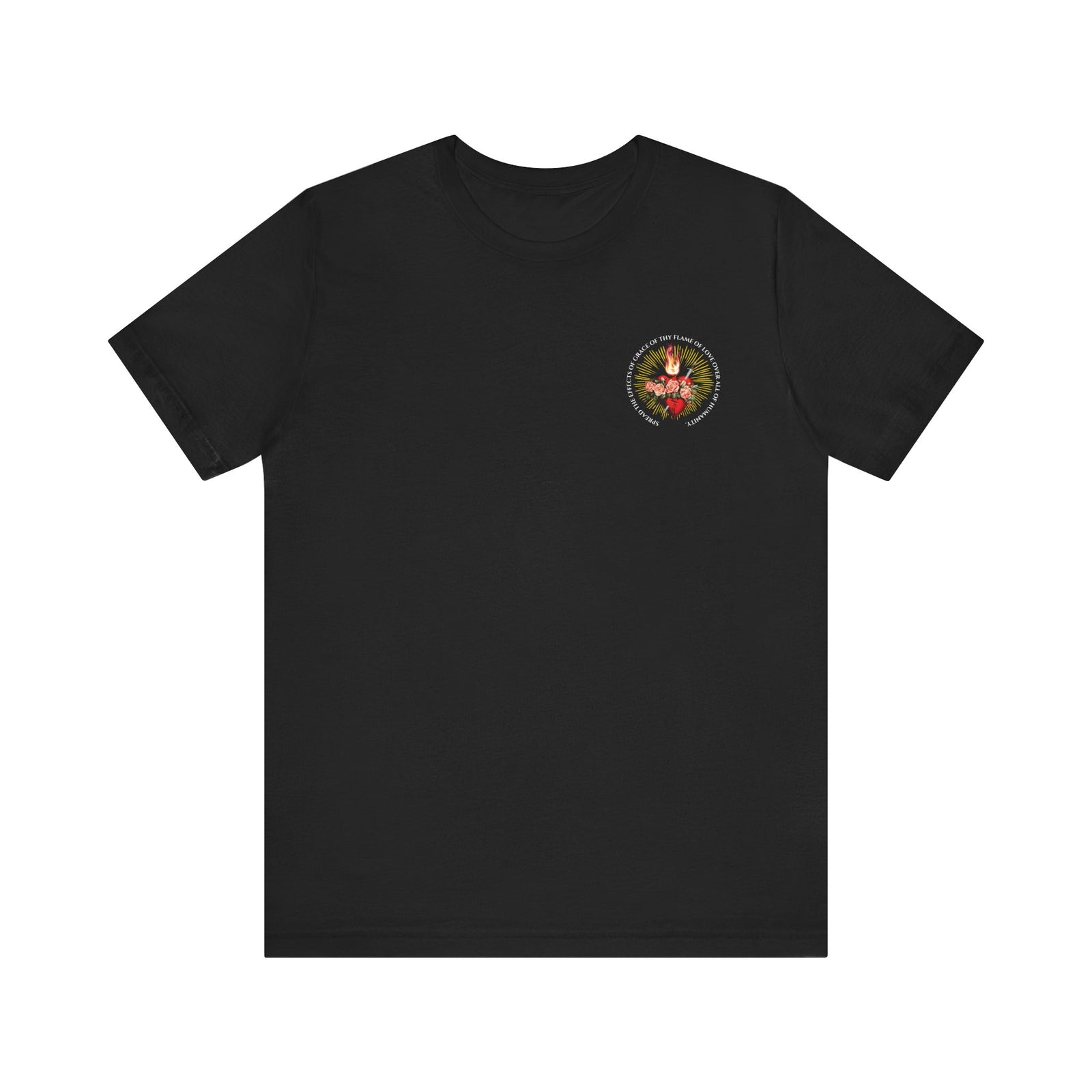 Flame of Love with Unity Prayer & Chalice - Short Sleeve Tee