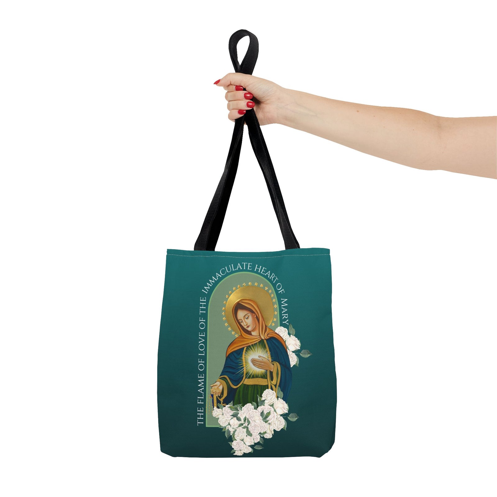 Flame of Love Tote Bag 13x13