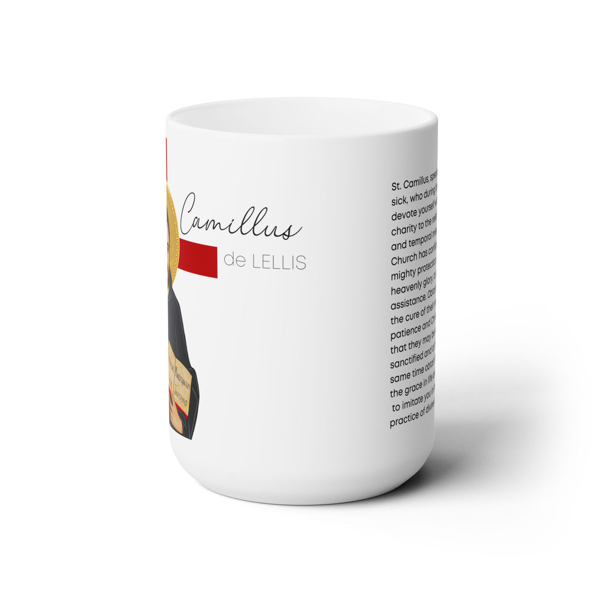 Saint  Camillus de Lellis Prayer Mug 15oz