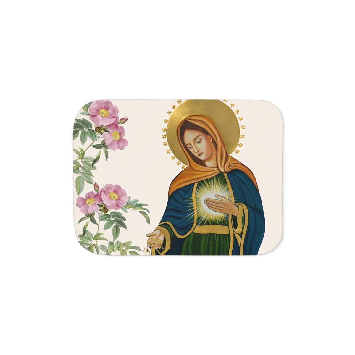 Flame of Love Sherpa Blanket