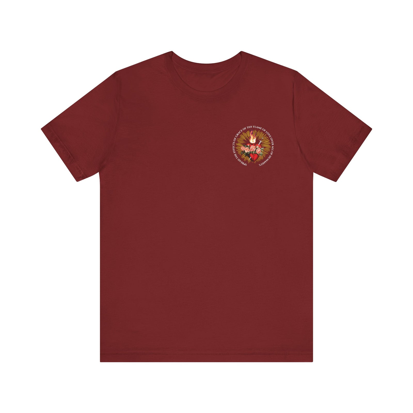 Flame of Love Tee - Devotion to the Blessed Mother - Unisex