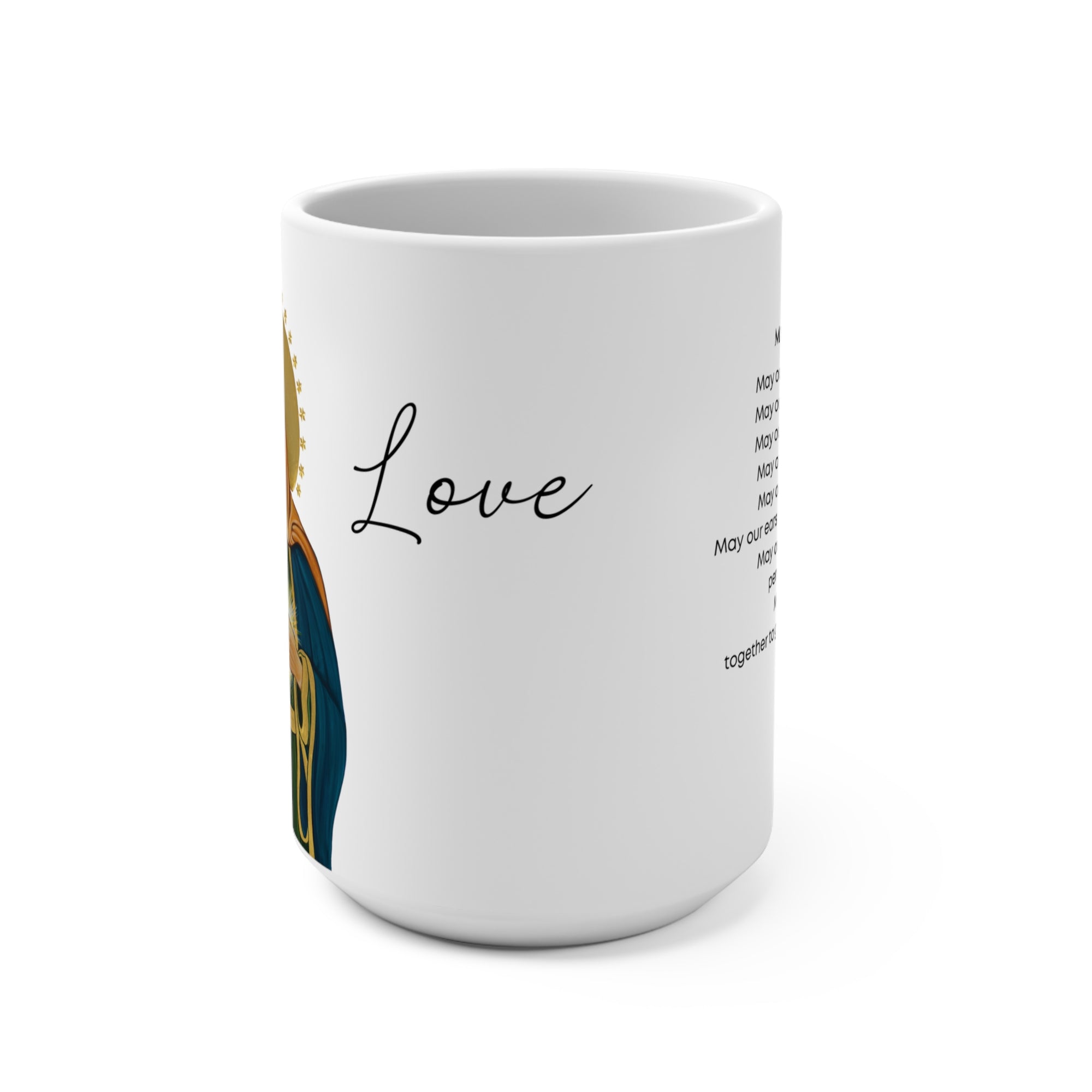 Flame of Love Unity Prayer Mug 15oz