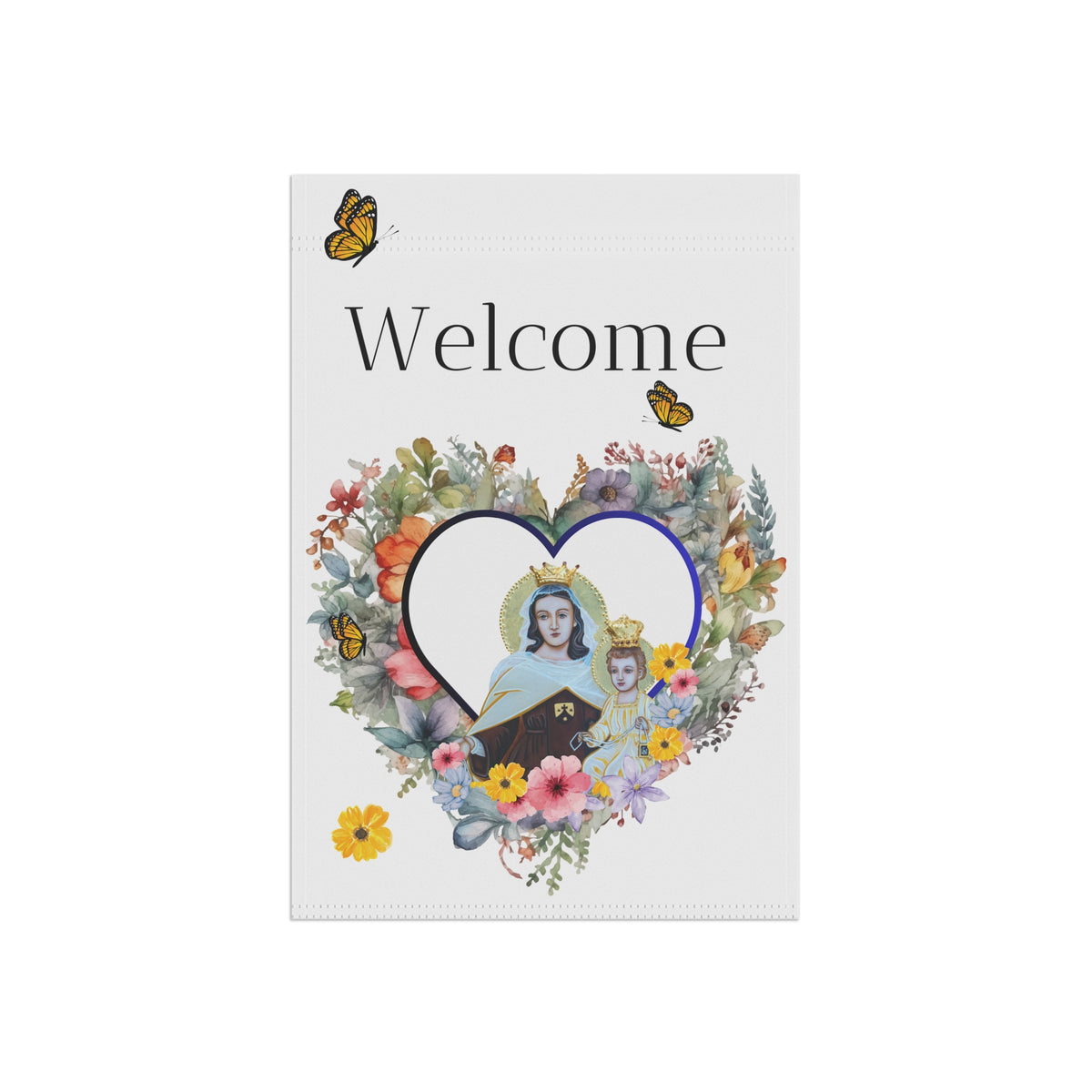 Our Lady of Mt Carmel Garden Flag