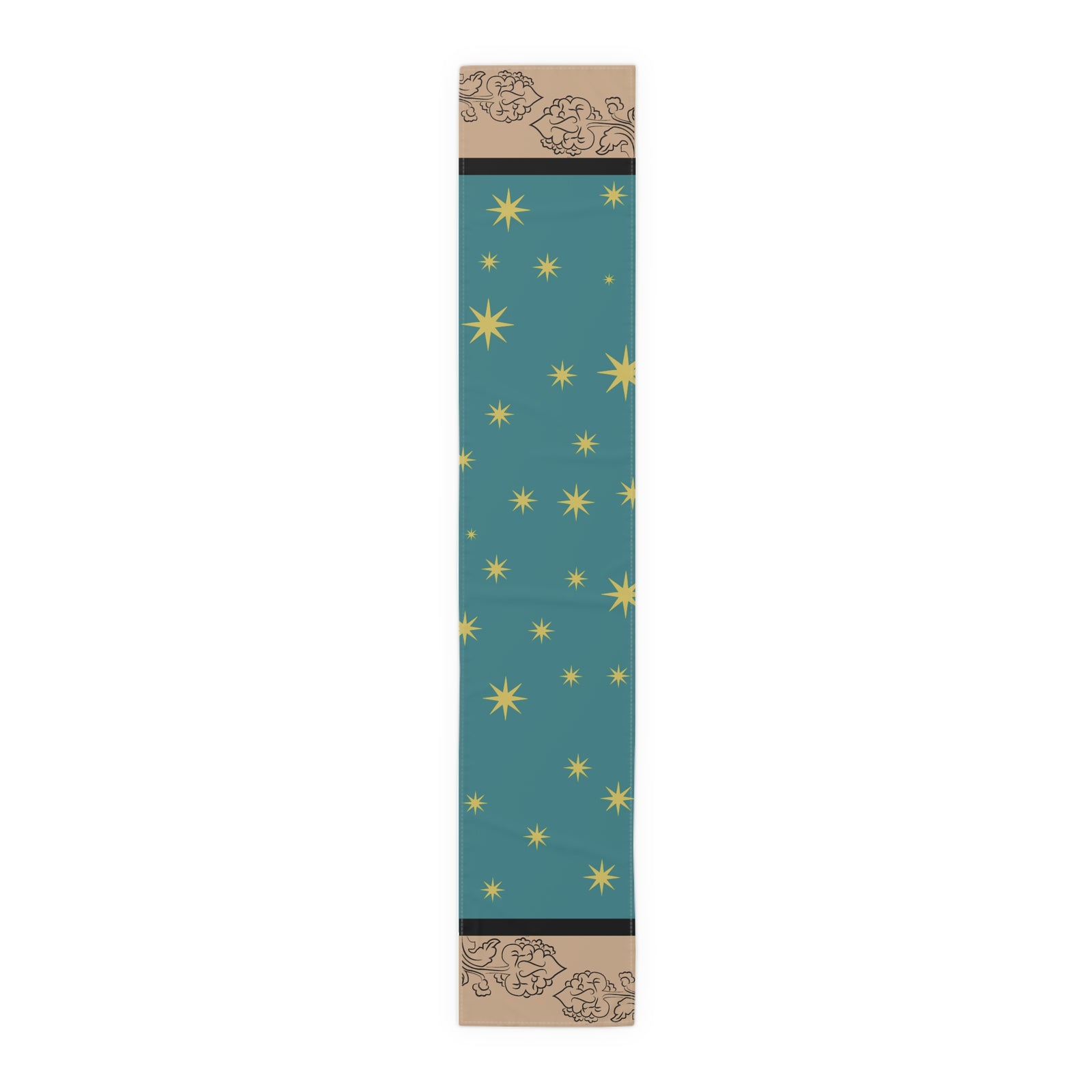Our Lady of Guadalupe's Mantle Table Runner in Cotton Twill or Poly