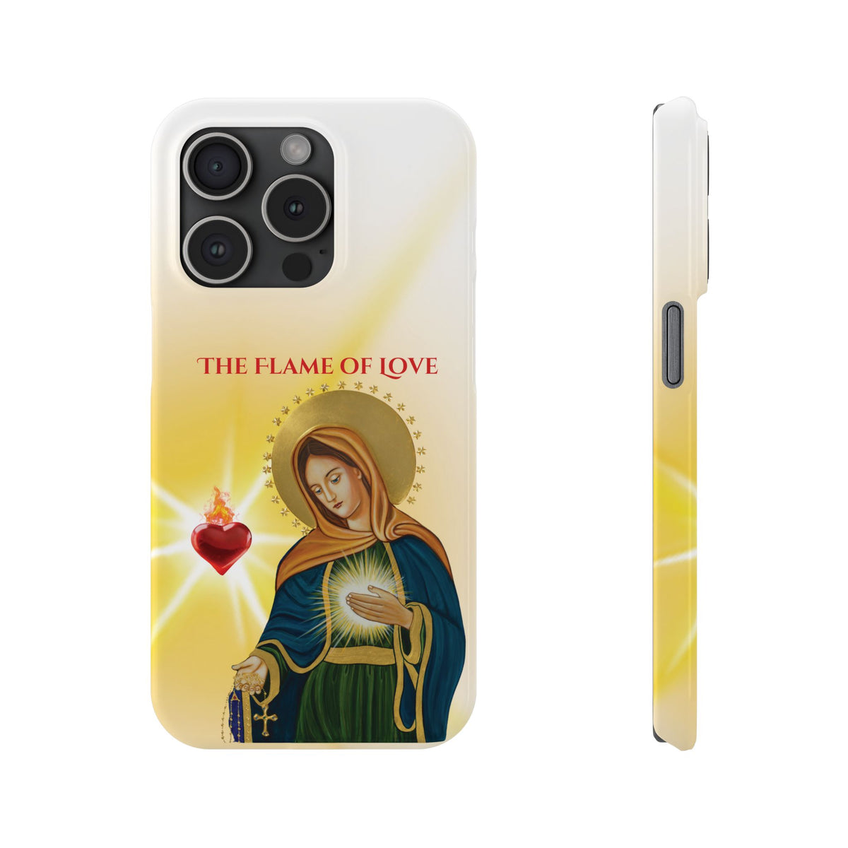 Flame of Love Slim Phone Case
