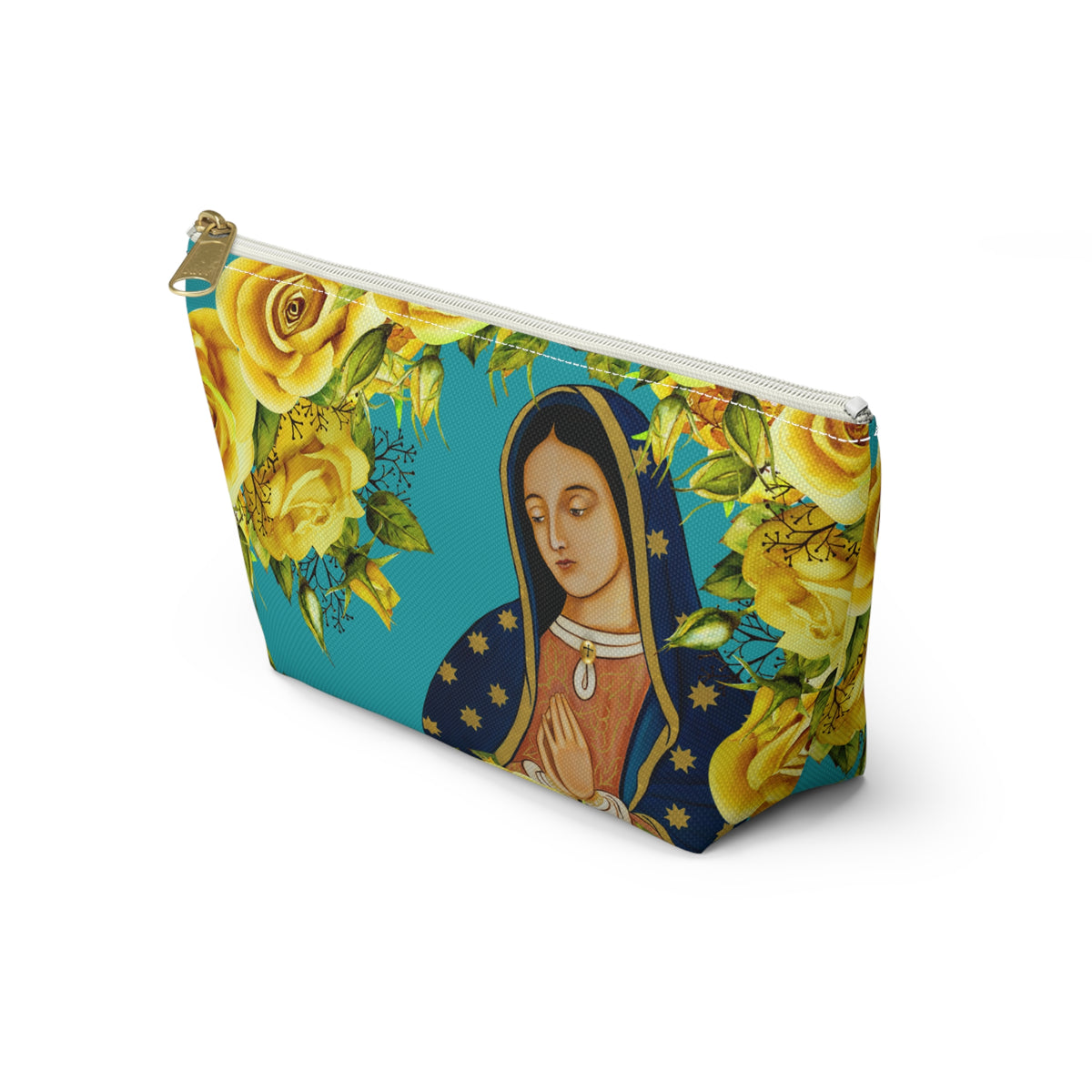 Our Lady of Guadalupe Chapel Veil / Adoration /  Rosary Bag (Turquoise)