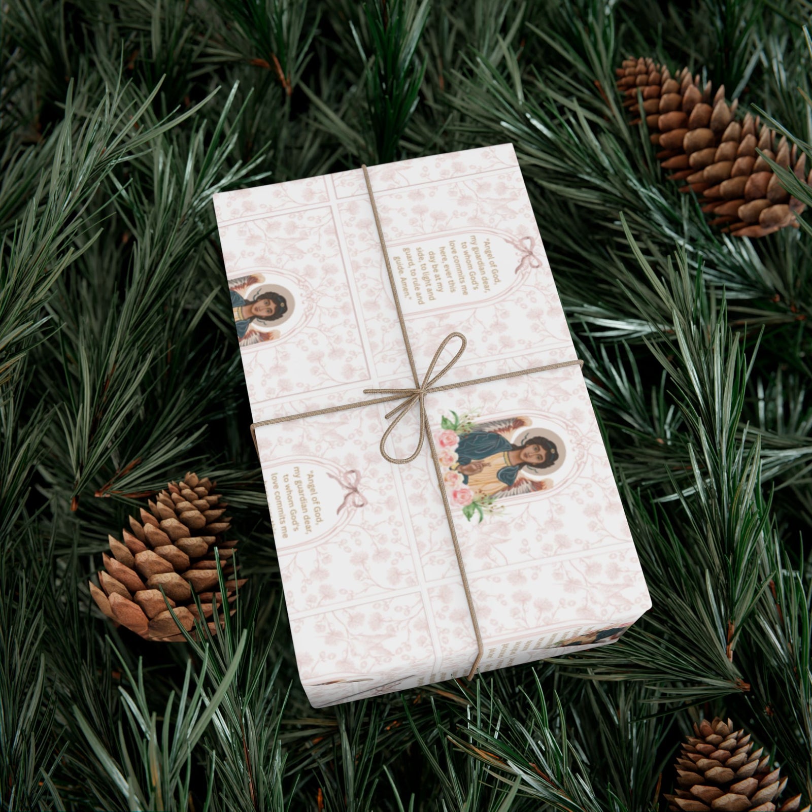 Gift Wrapping Paper - Guardian Angel Prayer - Roll