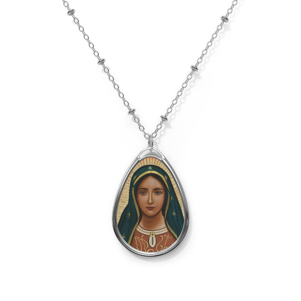 LADY GUADALUPE PENDANT (SILVER) - Hermosa Skateboard Jewelry Accessories –  HermosaSkate