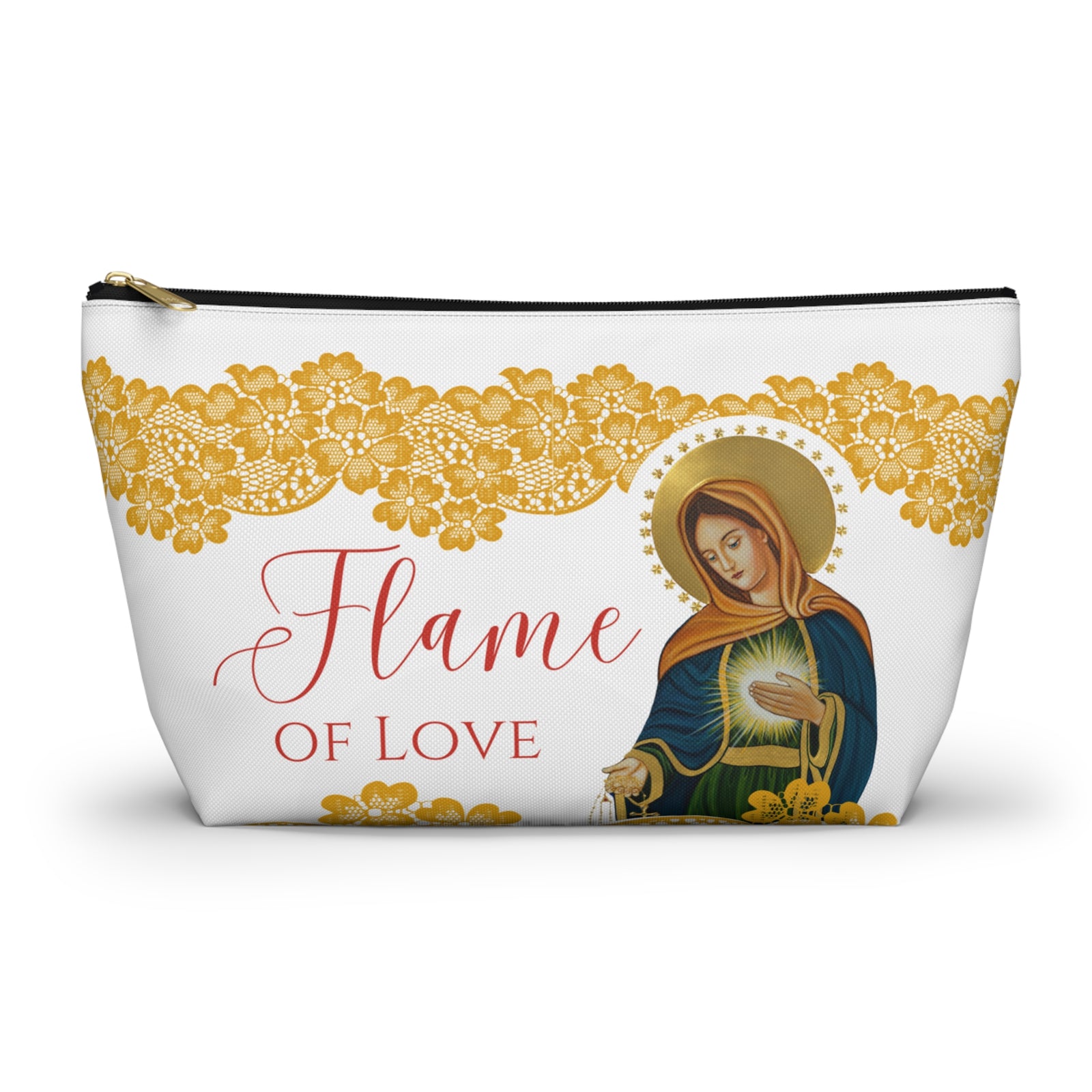 Flame of Love Adoration and Chapel Veil Pouch