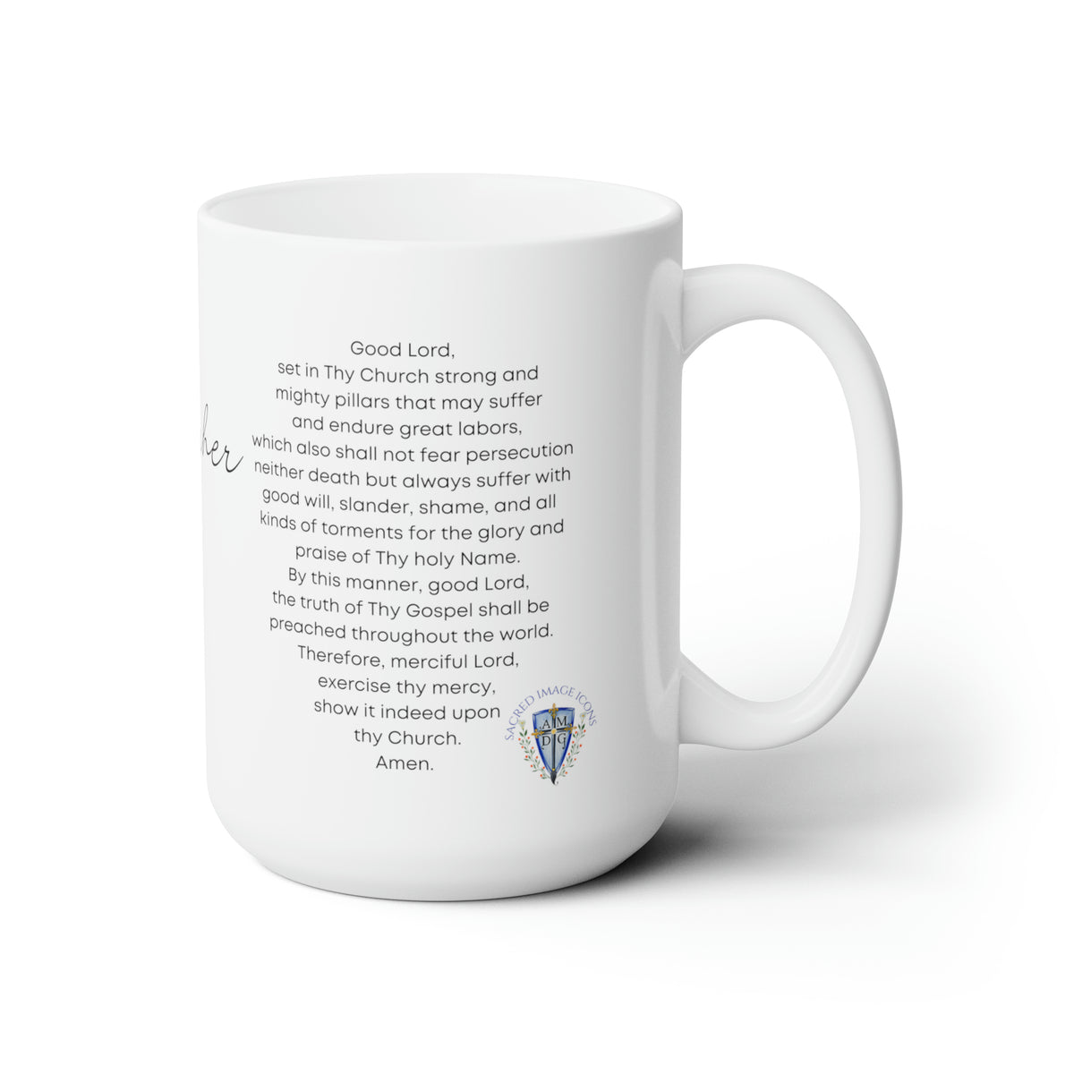 Saint John Fisher Prayer Mug 15oz