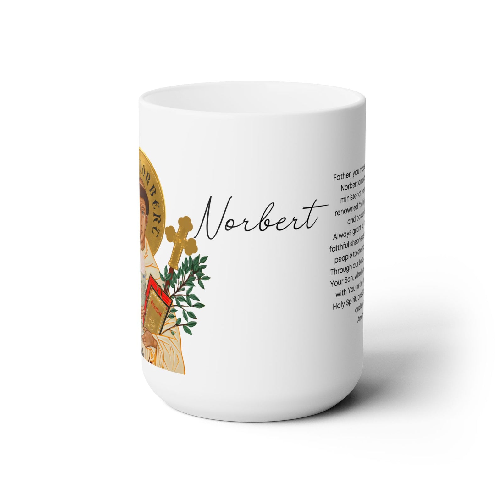 Saint Norbert Prayer Mug 15oz