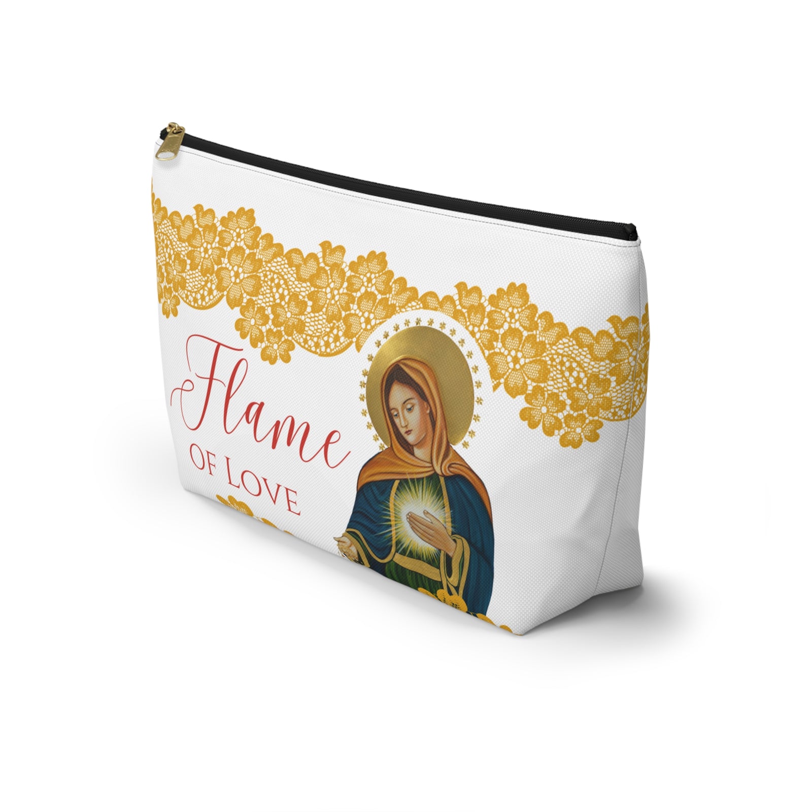 Flame of Love Adoration and Chapel Veil Pouch