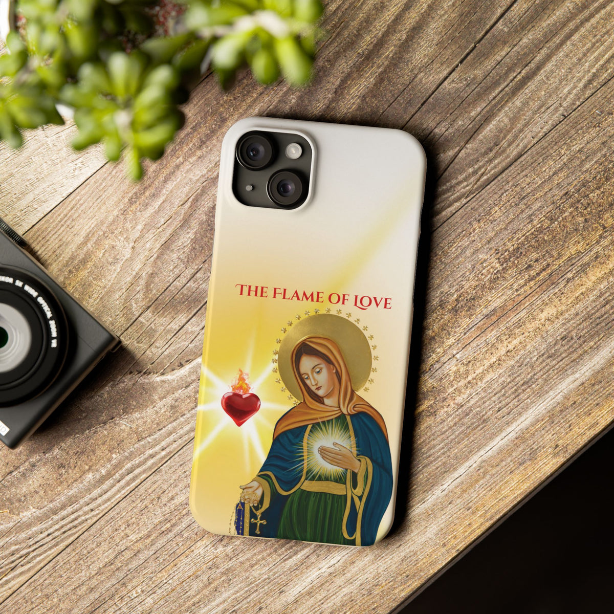 Flame of Love Slim Phone Case