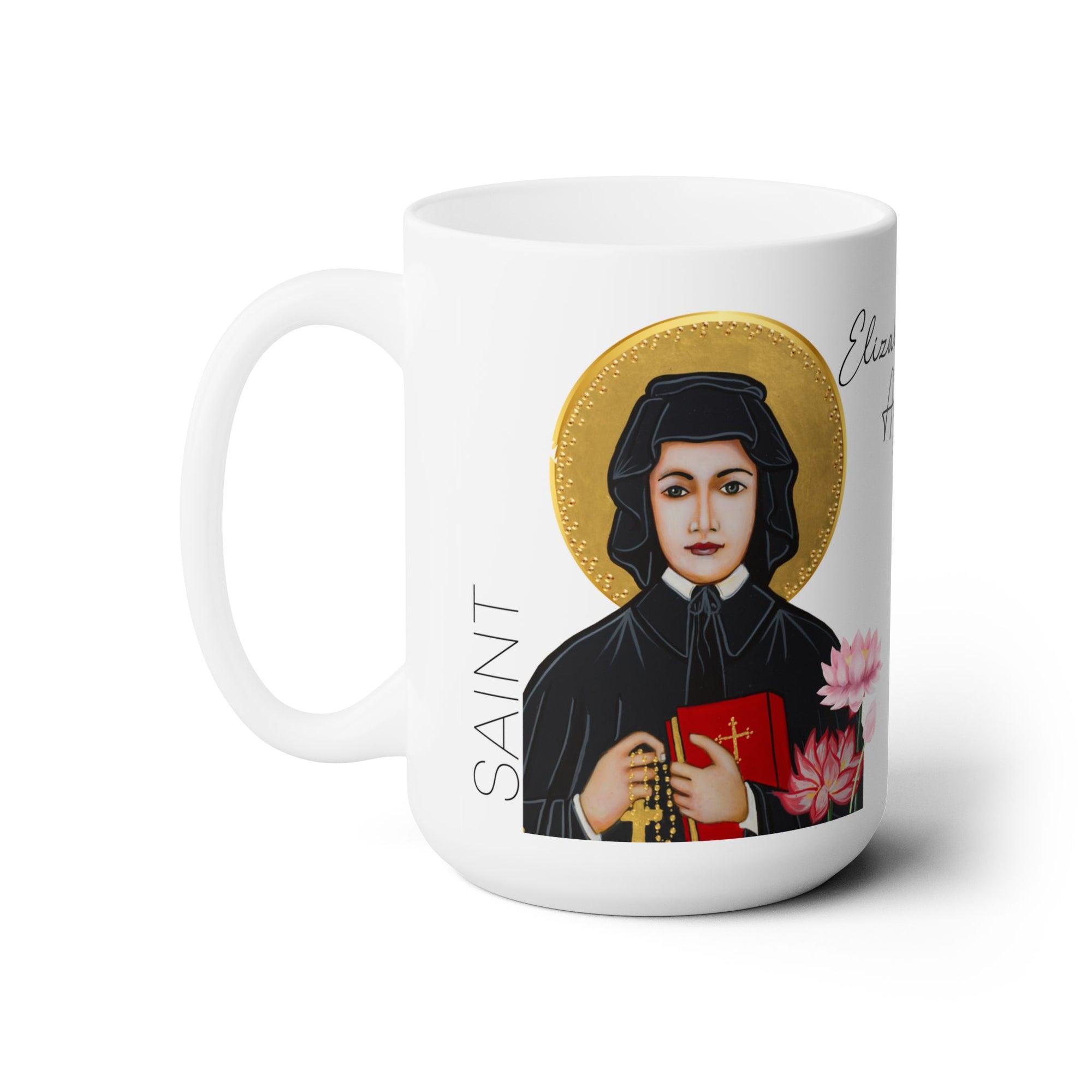 Saint Elizabeth Ann Seton Prayer Mug 15oz