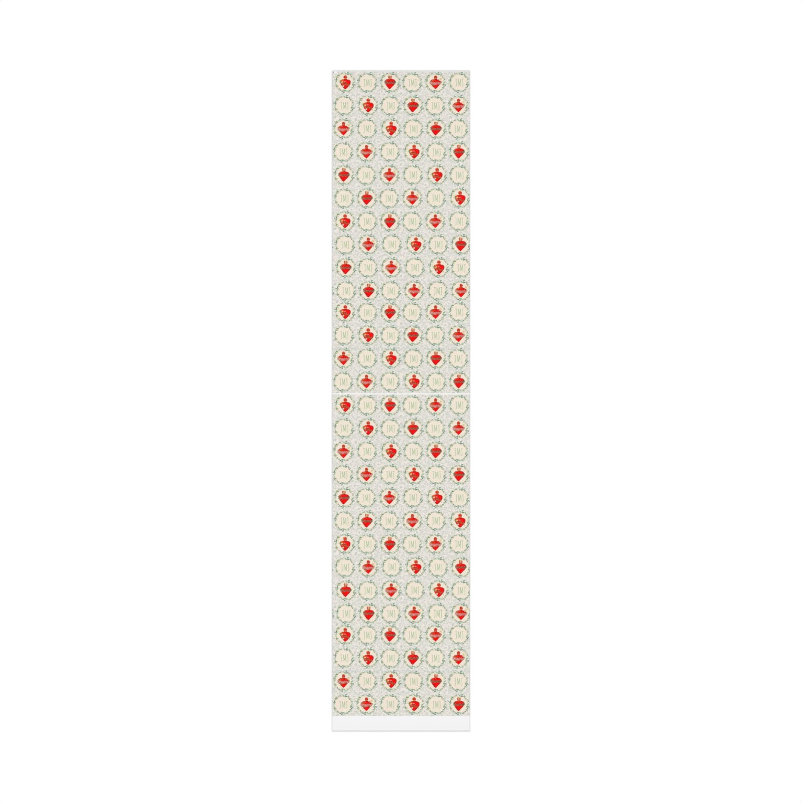 Gift Wrapping Paper - J.M.J. Sacred, Chaste and Immaculate Hearts - Roll