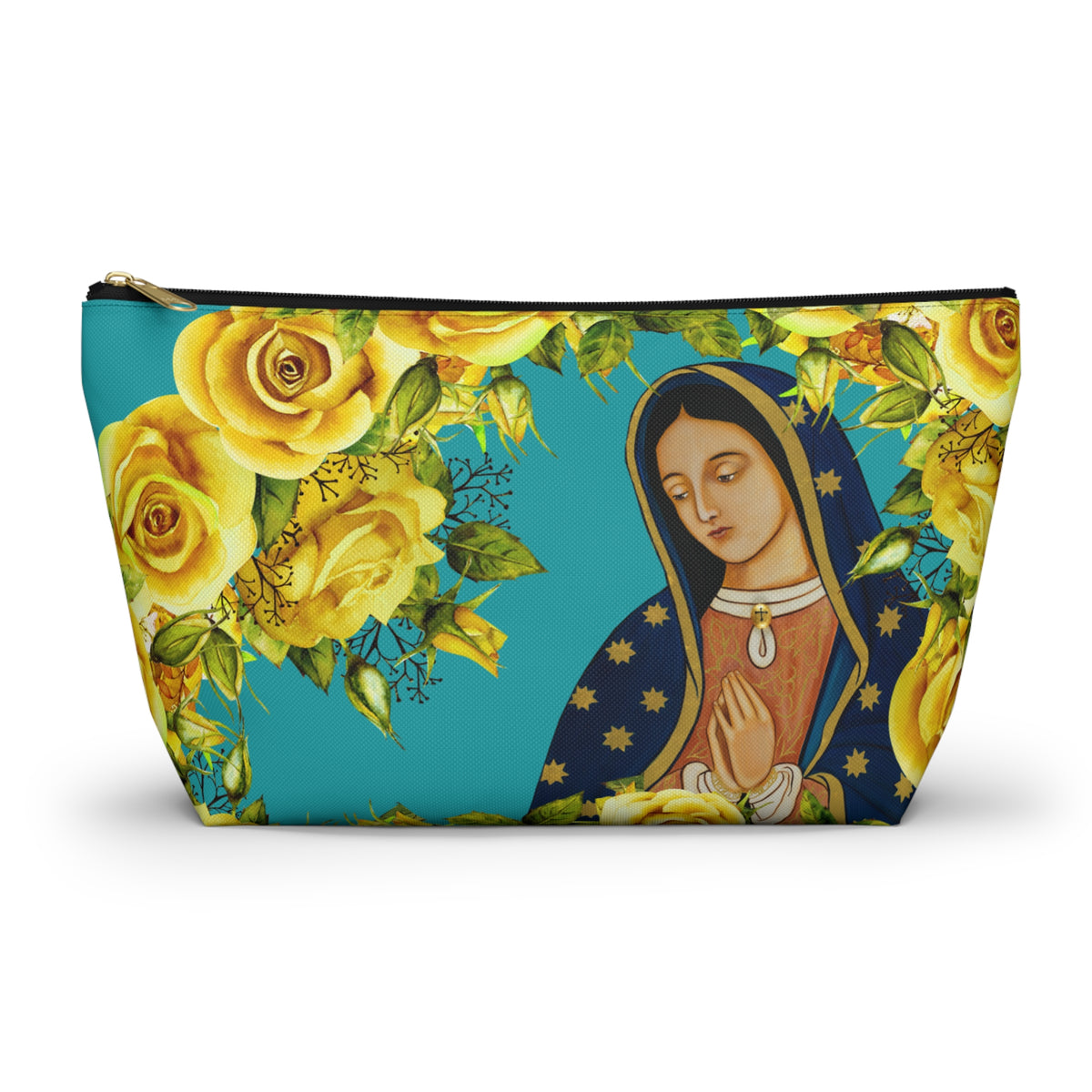 Our Lady of Guadalupe Chapel Veil / Adoration /  Rosary Bag (Turquoise)