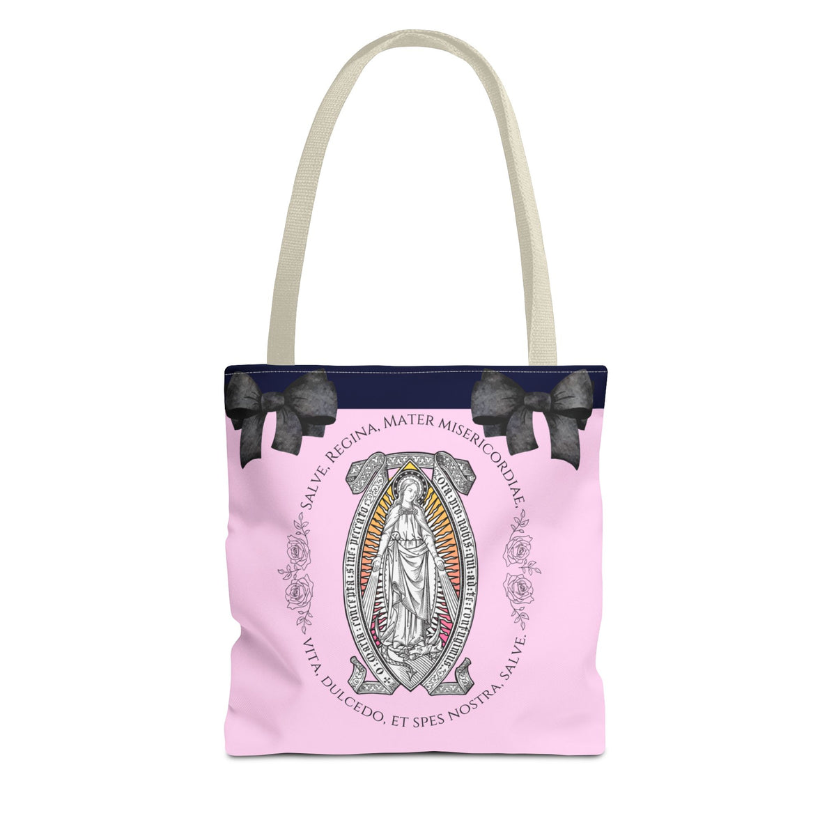 Blessed Mother Tote Bag - Pink