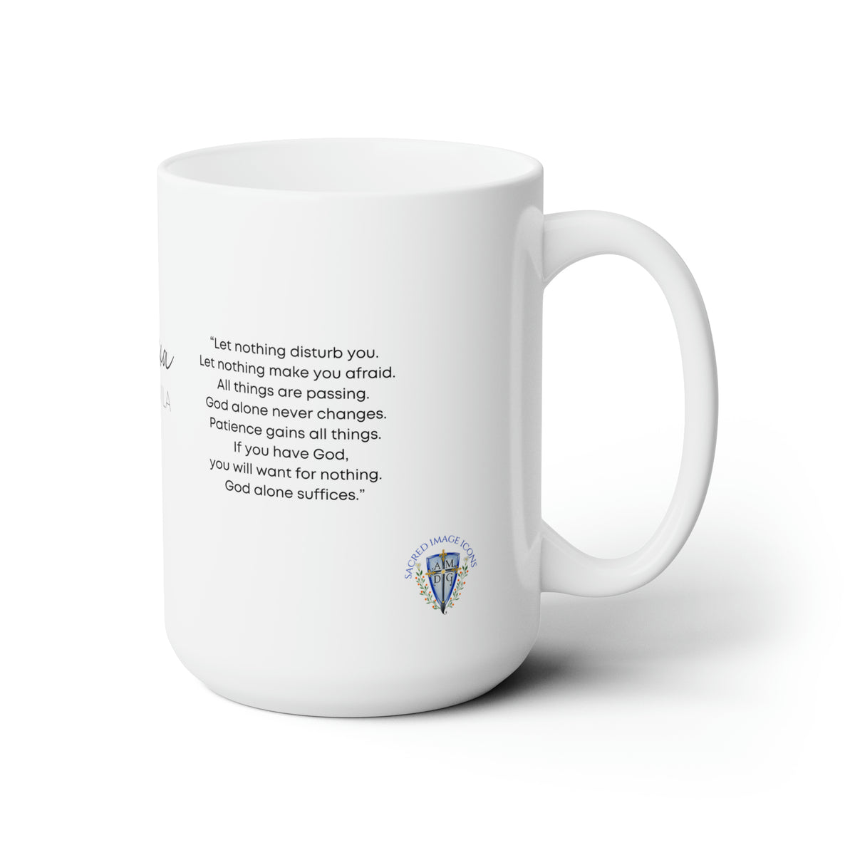 St Teresa of Avila Prayer Mug 15oz