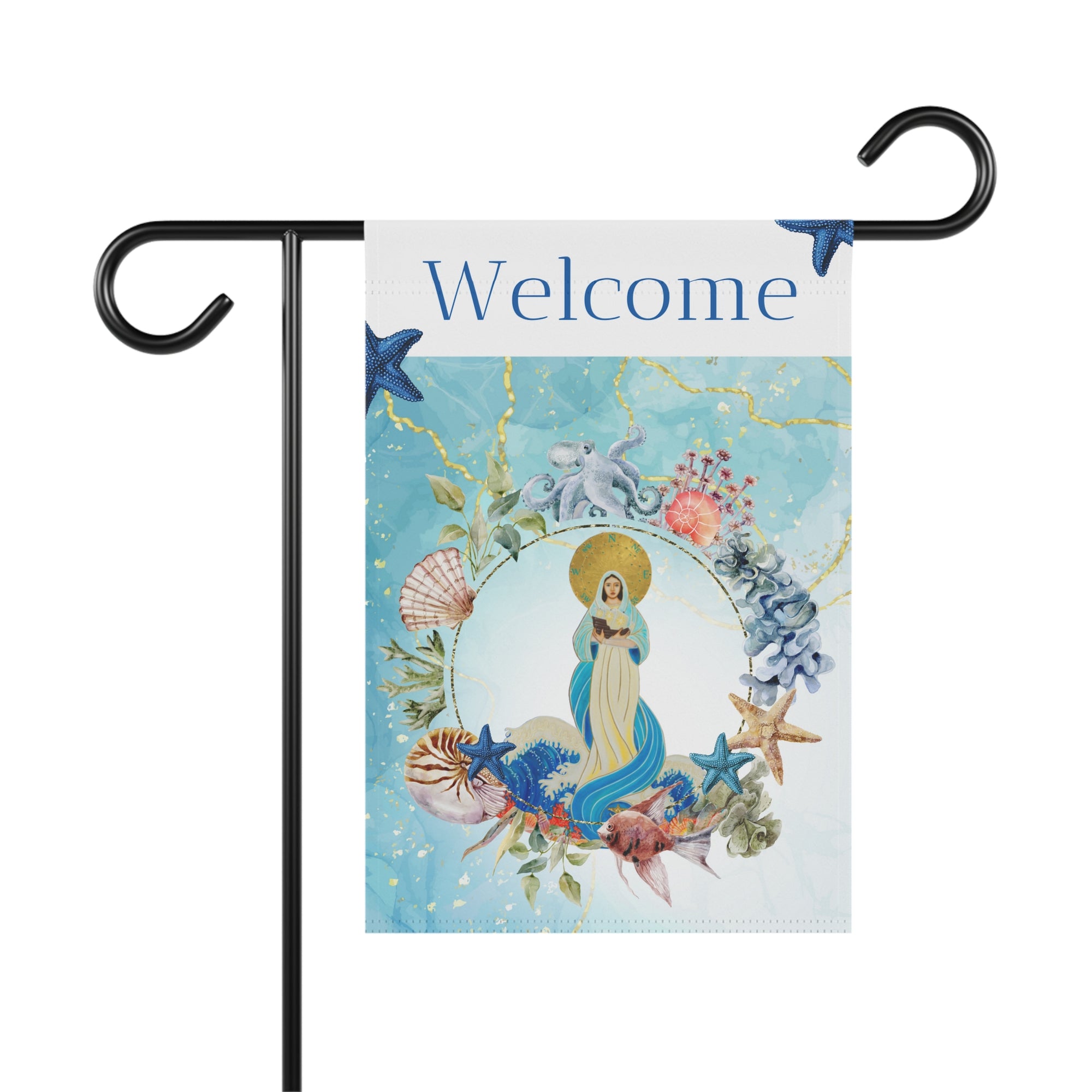 Our Lady Star of the Sea Garden flag