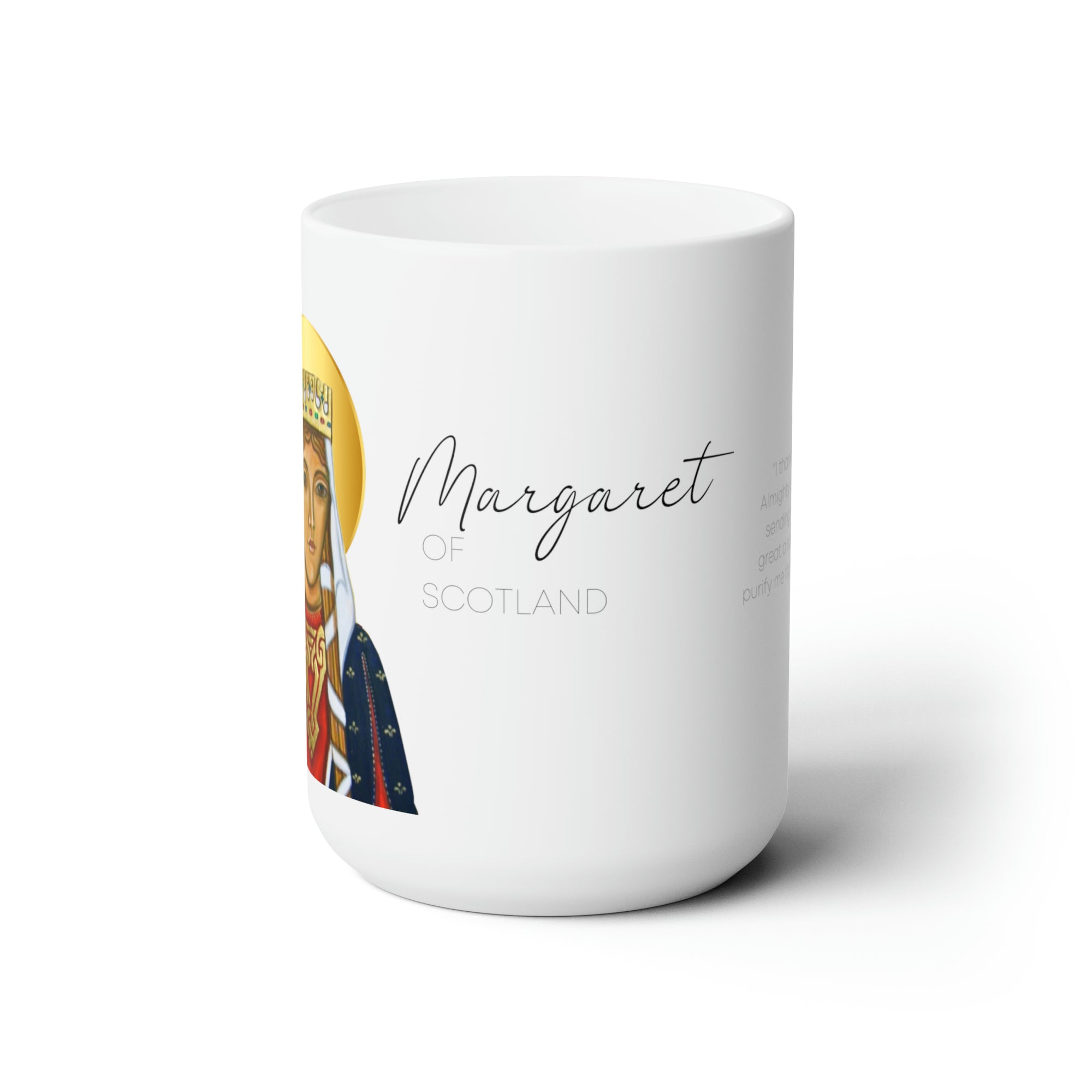 Saint Margaret of Scotland Prayer Mug 15oz