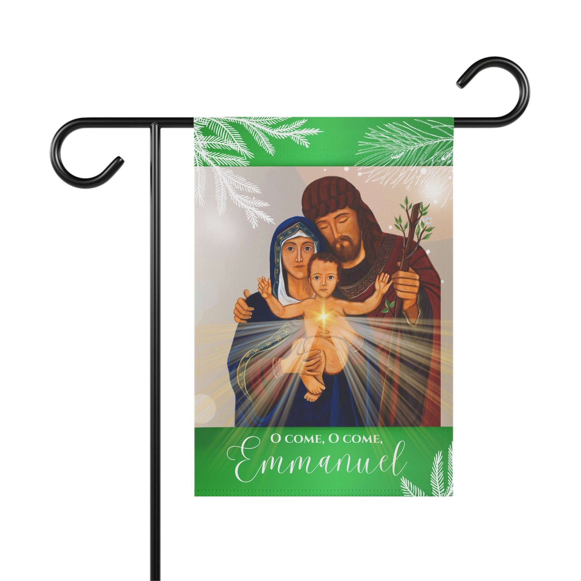 Holy Family Christmas Garden Flag