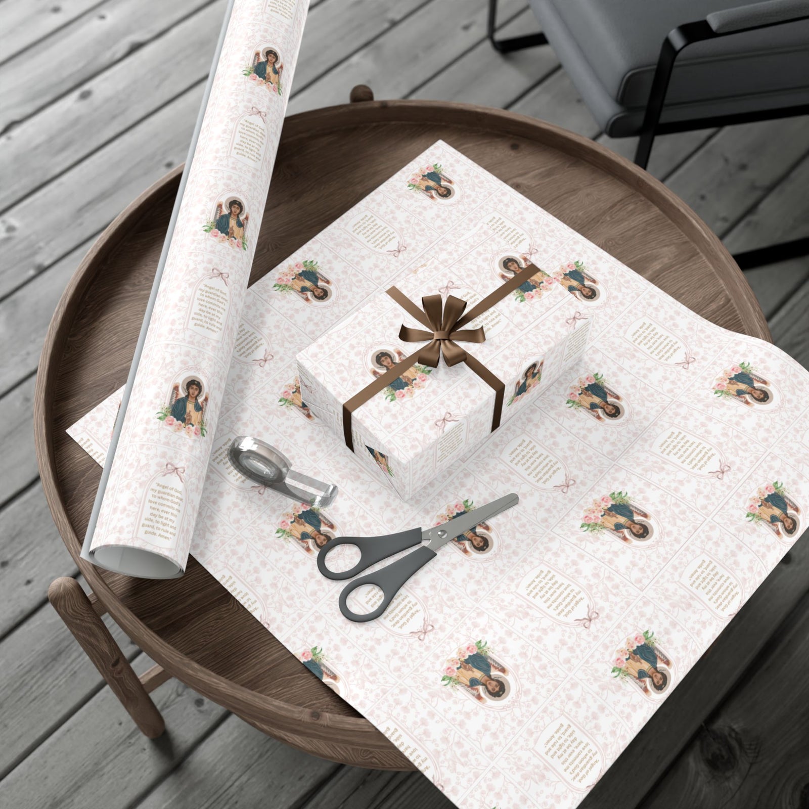 Gift Wrapping Paper - Guardian Angel Prayer - Roll