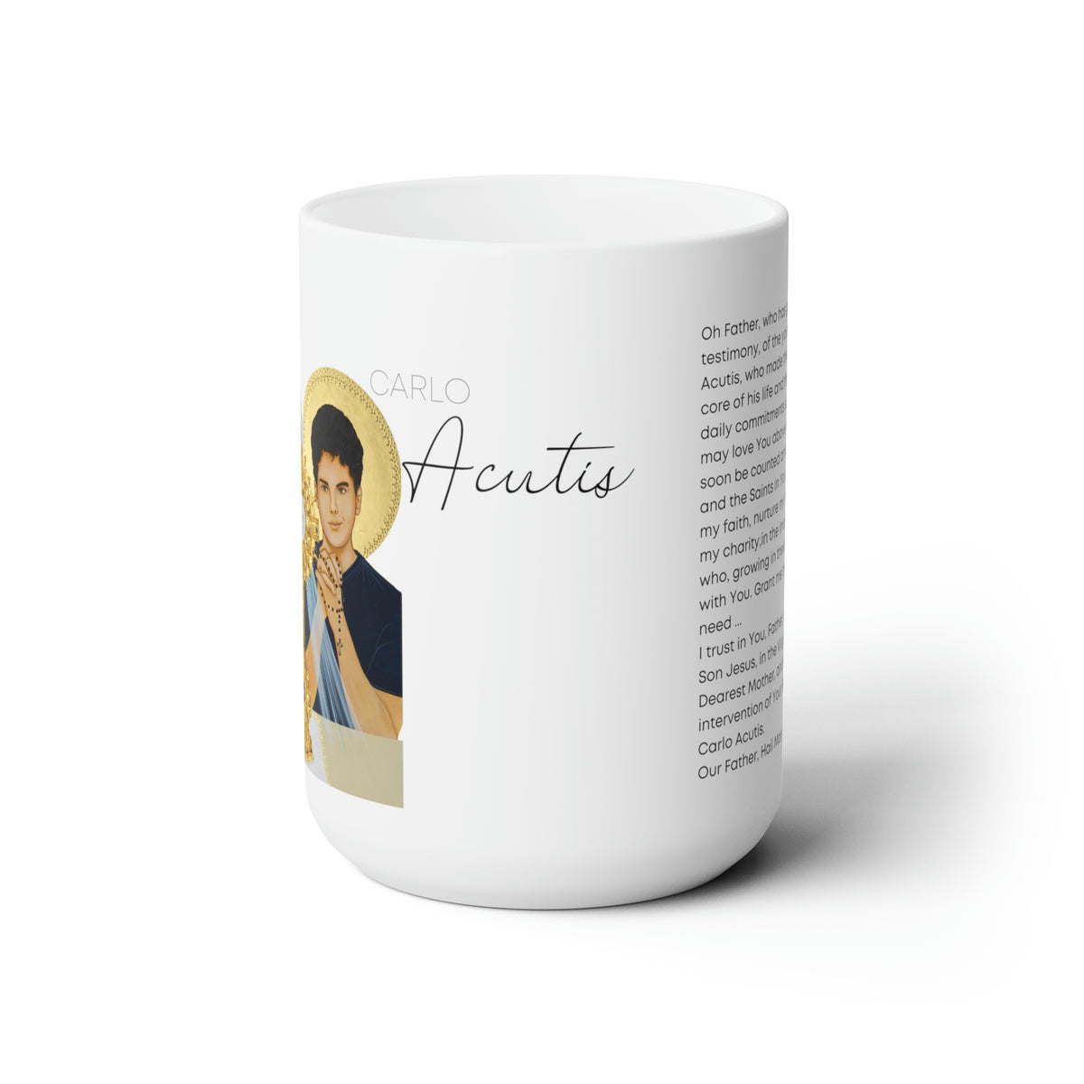 Blessed Carlo Acutis 15oz Ceramic Mug
