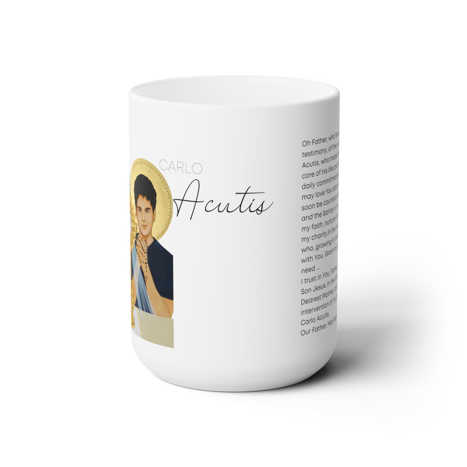 Blessed Carlo Acutis 15oz Ceramic Mug