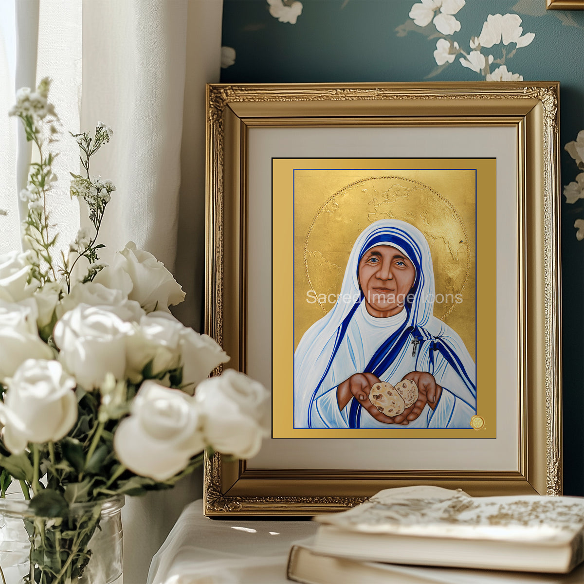 Saint Mother Teresa Icon Print