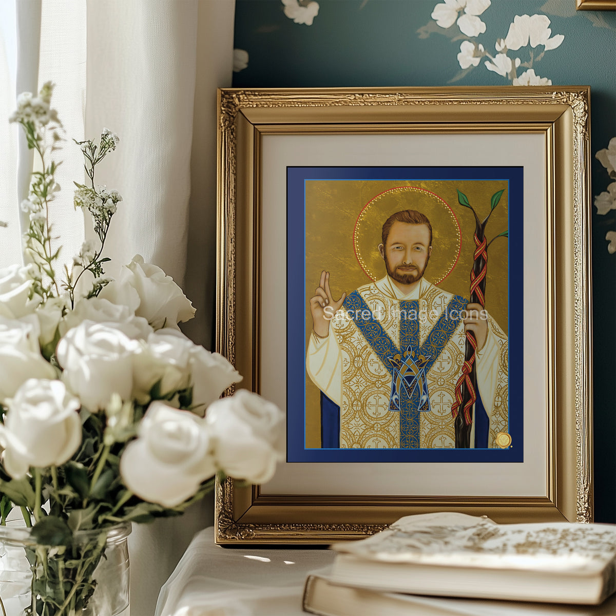 Blessed Stanley Rother Icon Print
