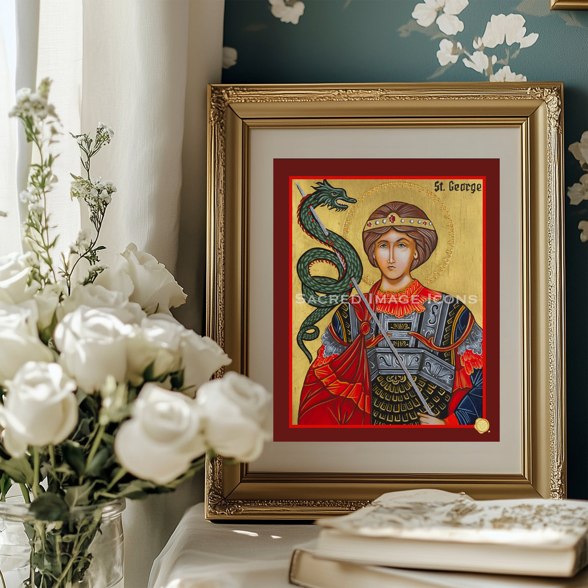 Saint George Icon Print