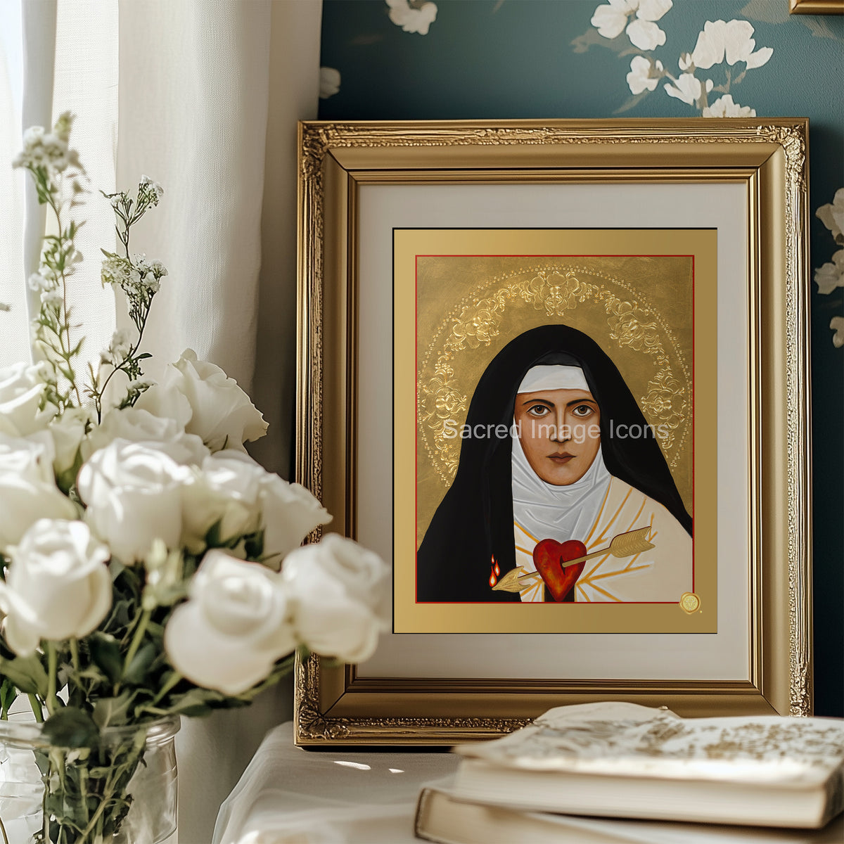 Saint Teresa of Avila Icon Print