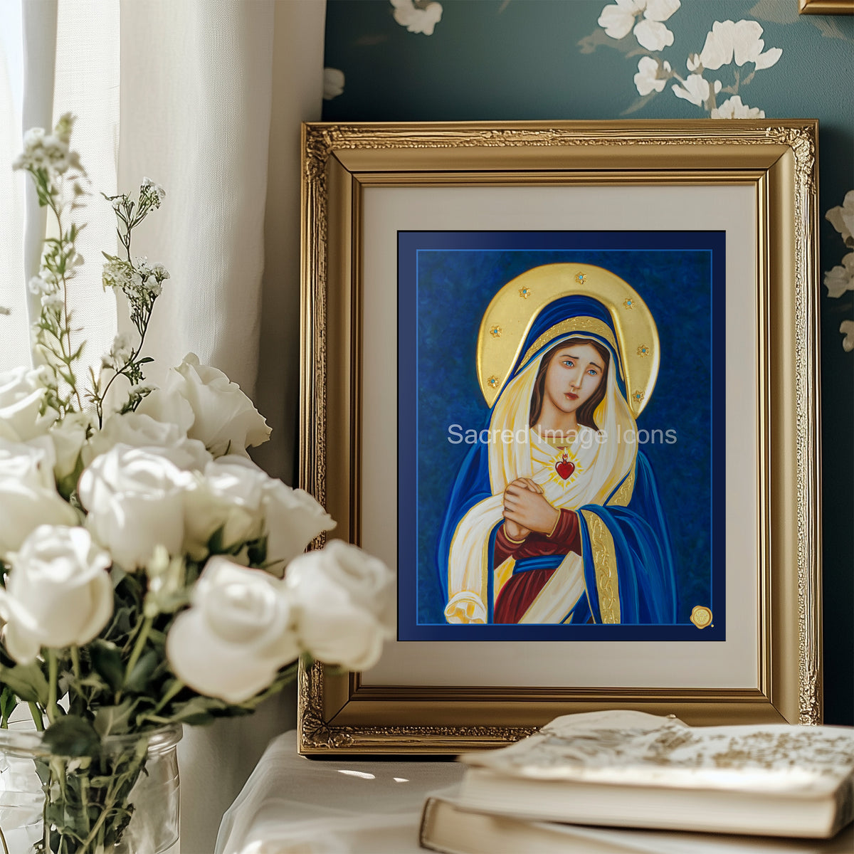 Our Lady of Sorrows 1 Icon Print