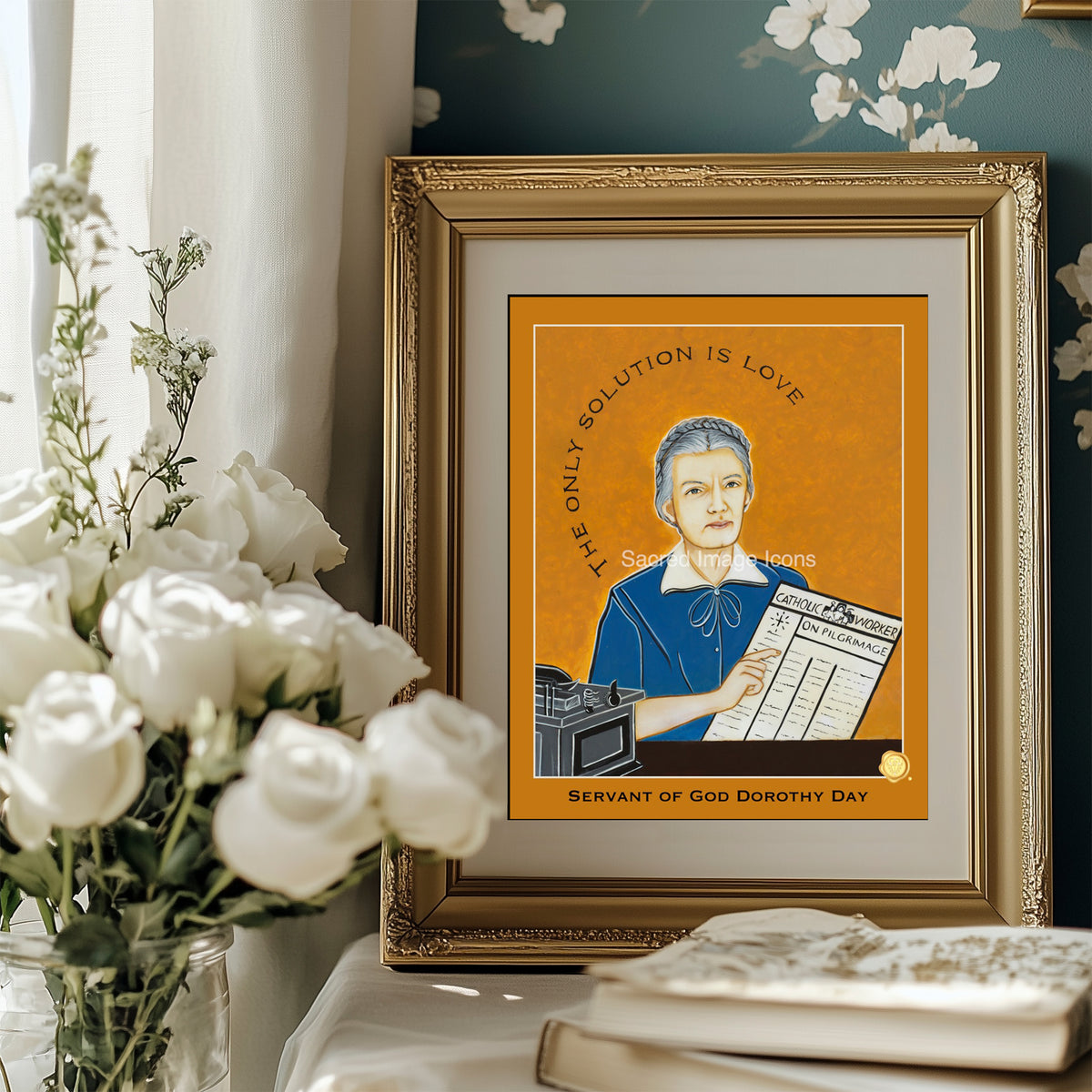 Servant of God Dorothy Day Icon Print