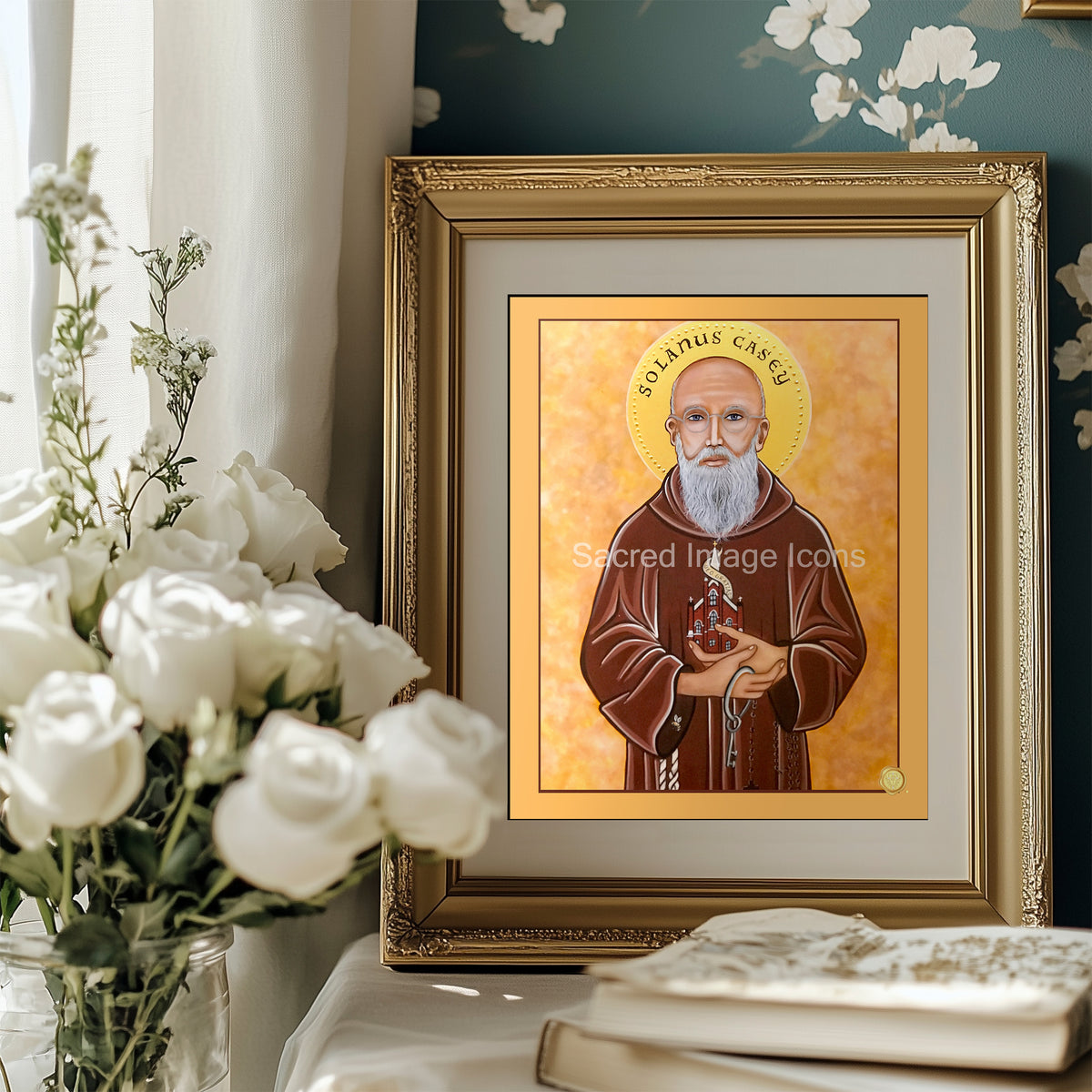 Blessed Solanus Casey Icon Print