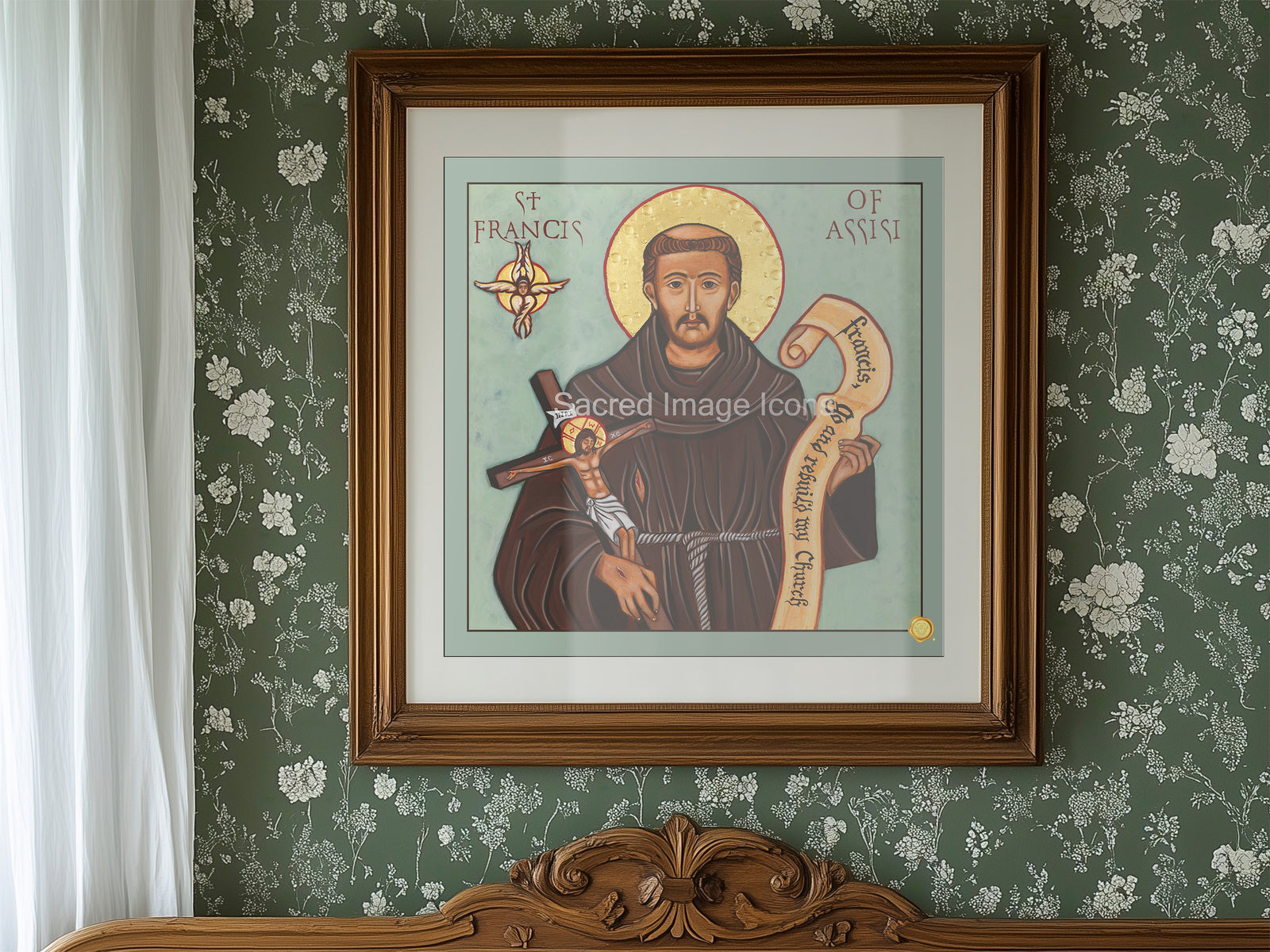 Saint Francis 1 Icon Print