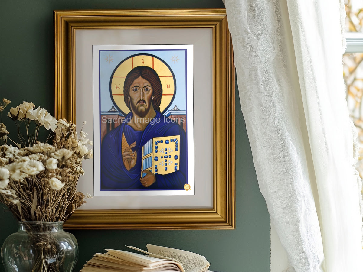 Christ Pantocrator Icon Print