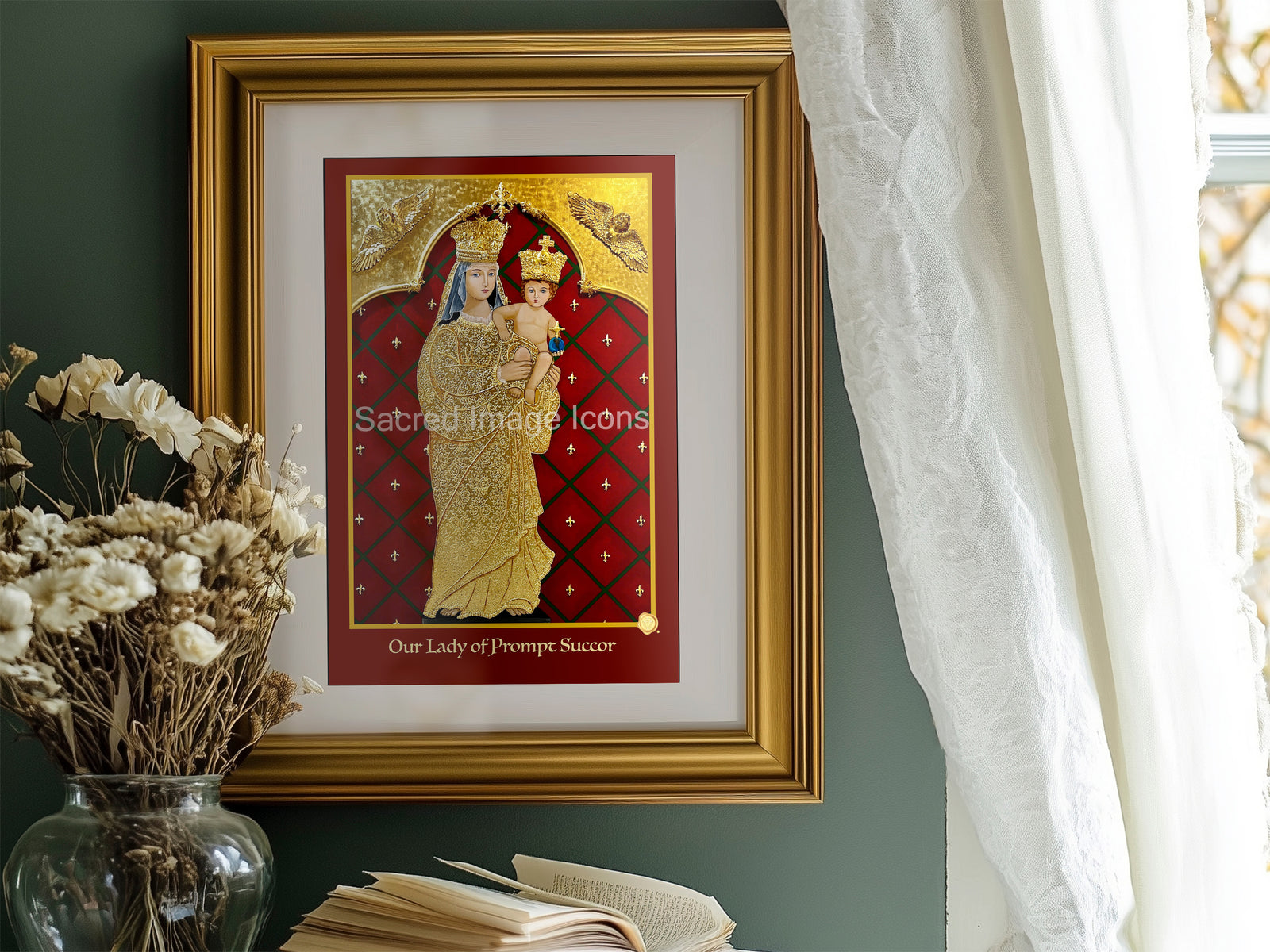 Our Lady of Prompt Succor Icon Print