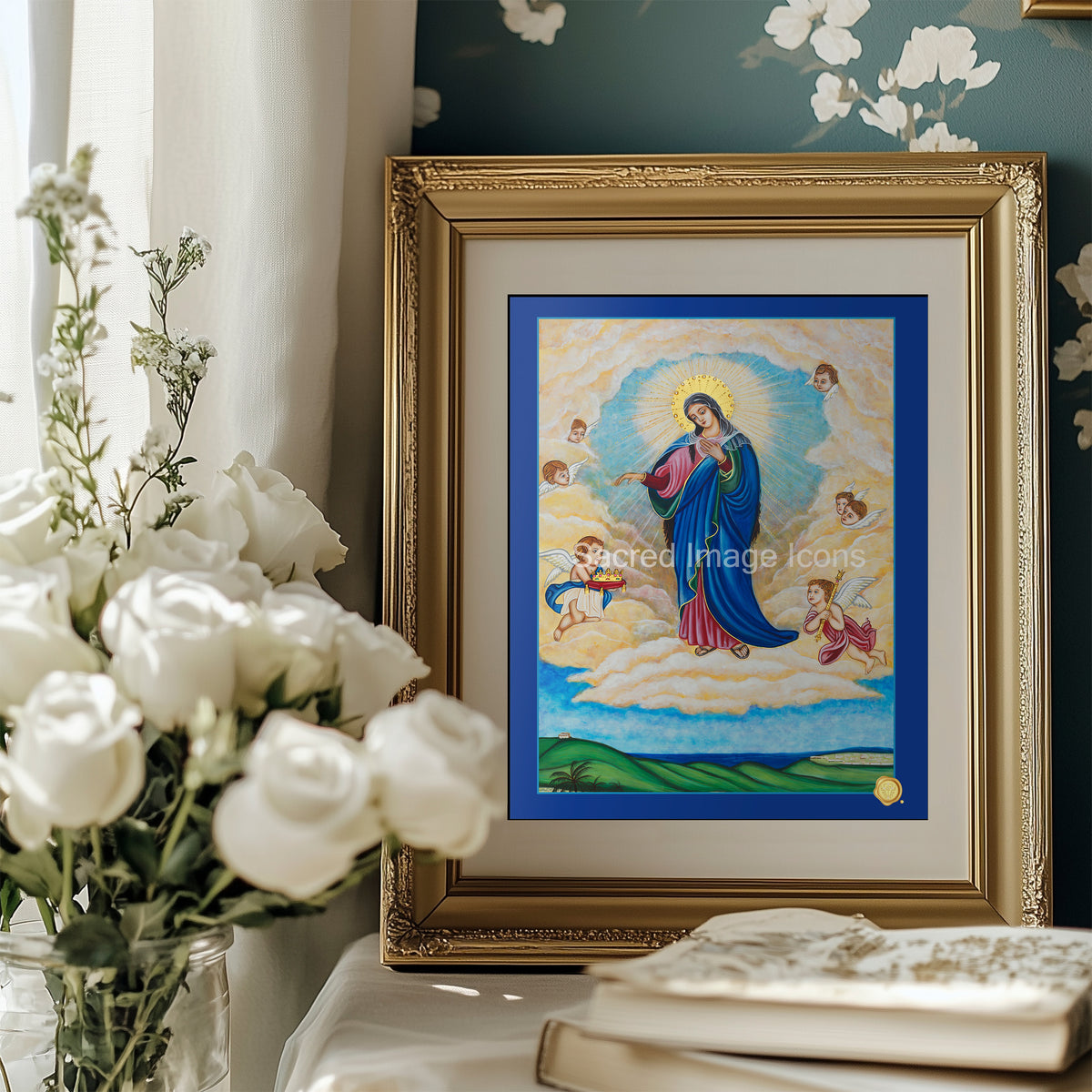 Our Lady of Palestine Icon Print