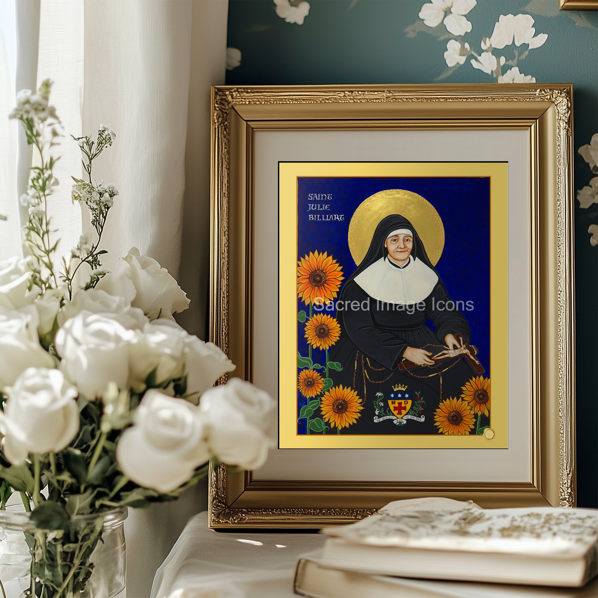 Saint Julia Billiart Icon Print - Sacred Image Icons