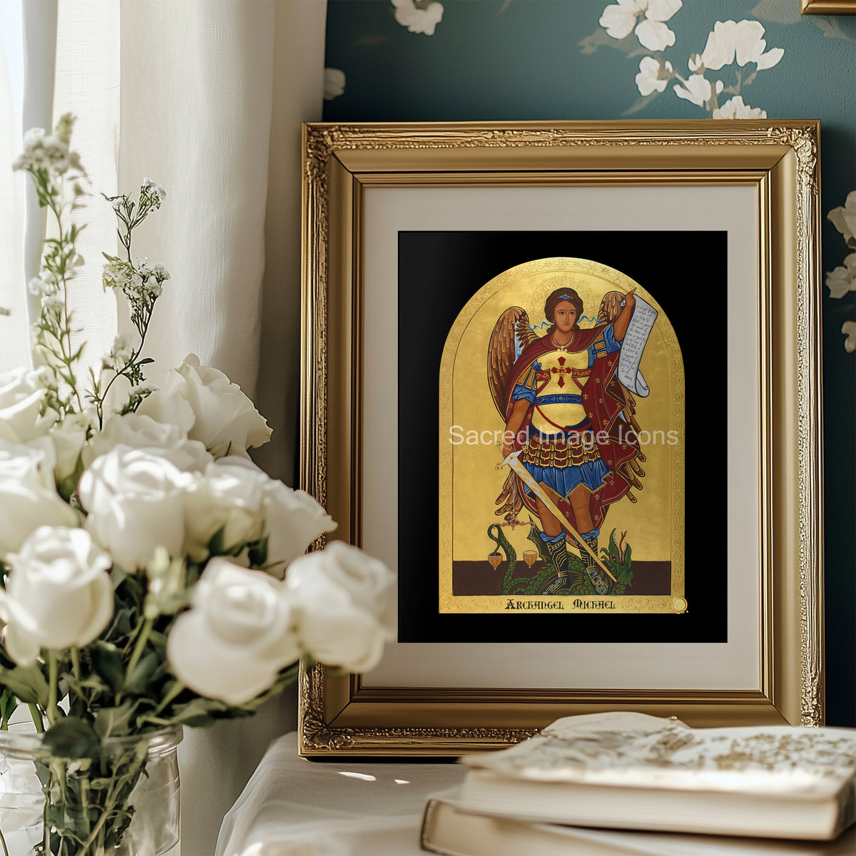 Archangel Michael 2 Icon Print