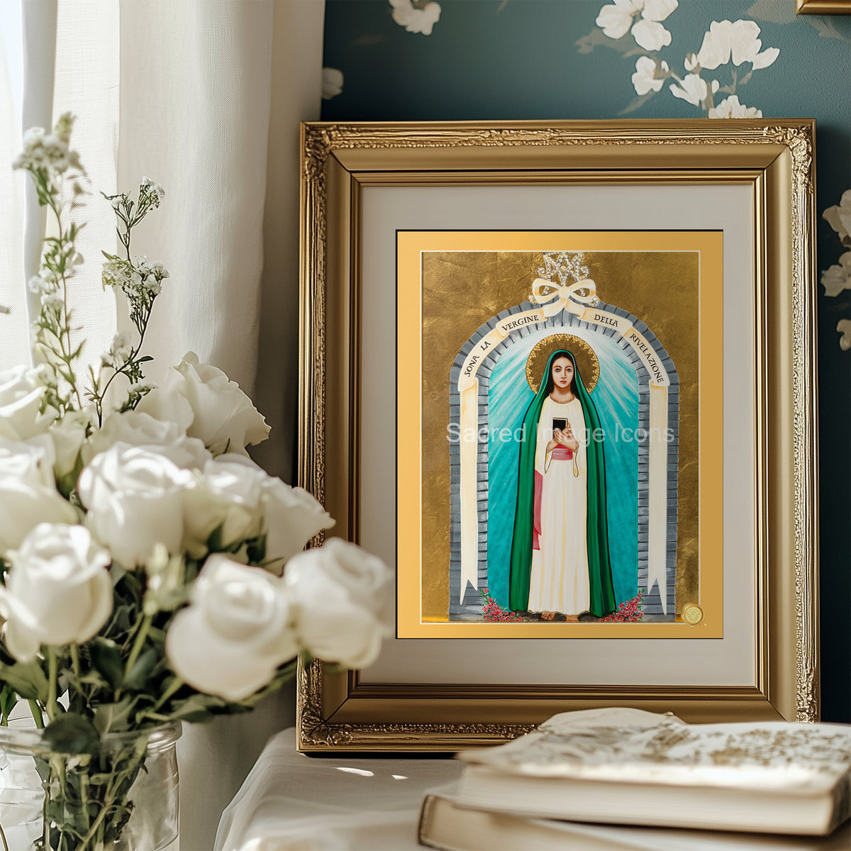 Our Lady of Revelation Icon Print