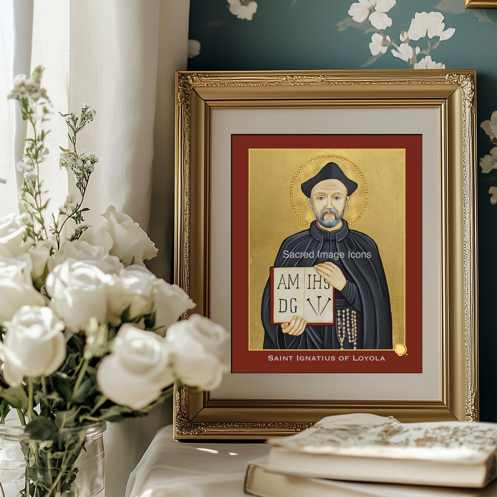 Saint Ignatius of Loyola Icon Print