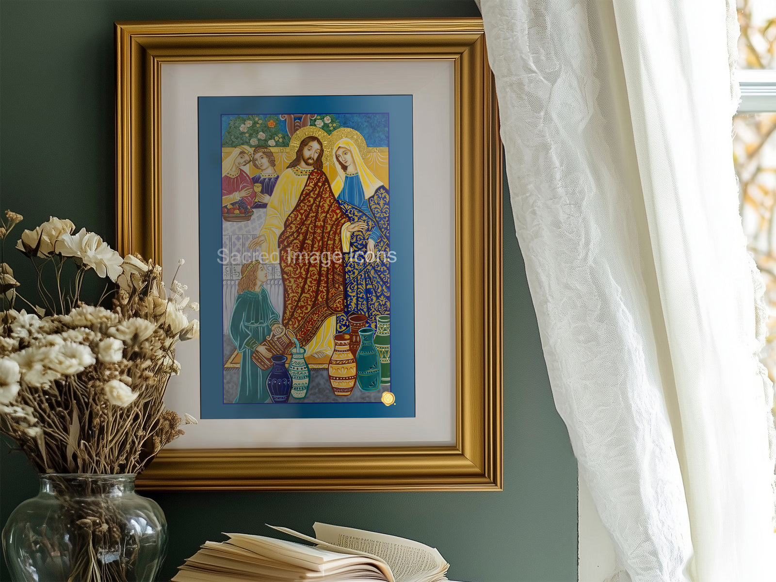 The Wedding Feast of Cana Icon Print