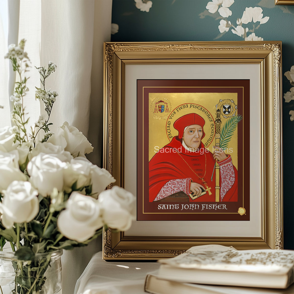 Saint John Fisher Icon Print