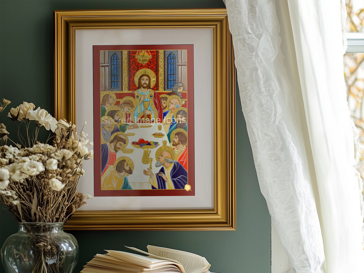 The Last Supper Icon Print