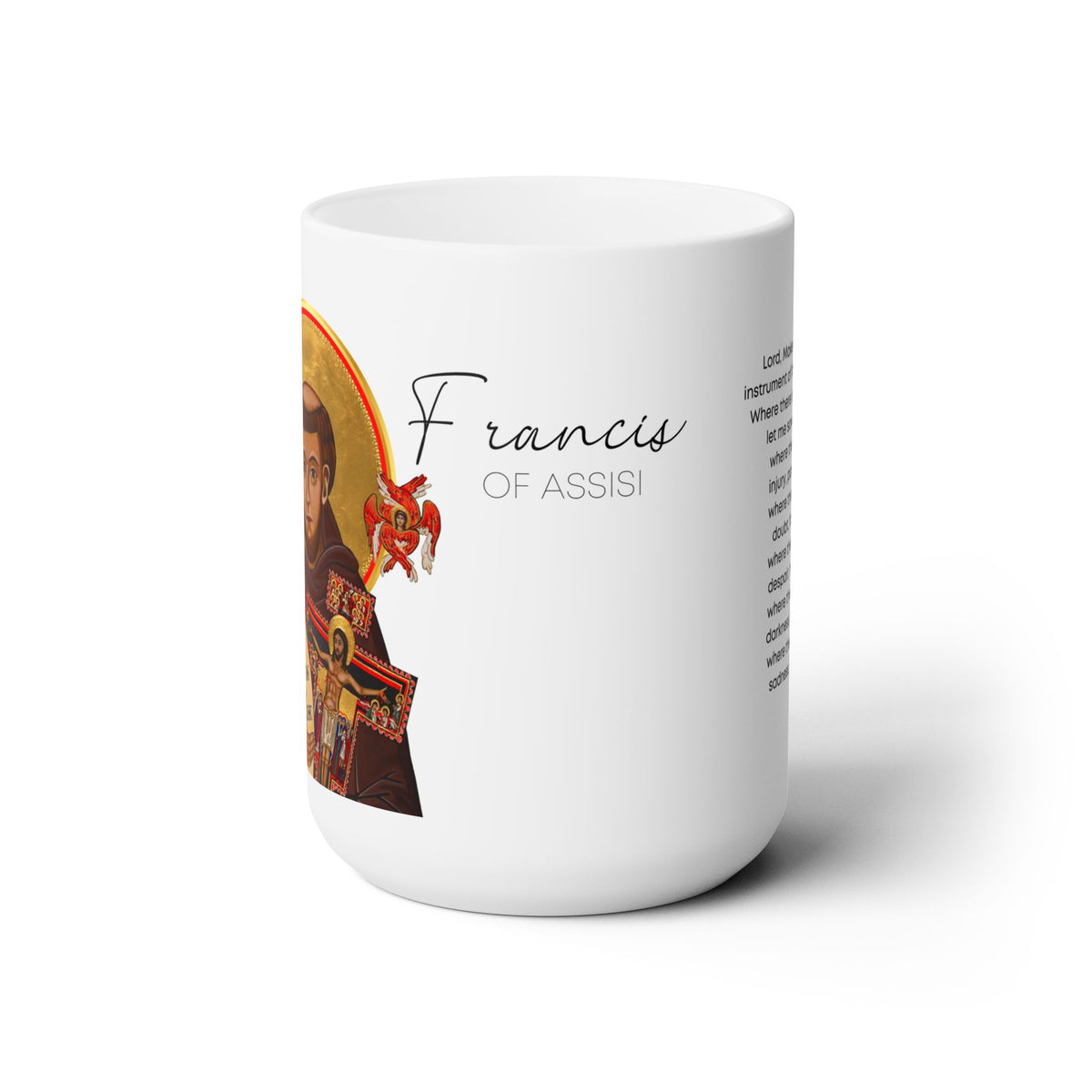 Saint Francis Prayer Mug 15oz