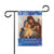 "O Come, O Come, Emmanuel"  Christmas Garden Flag - Blue