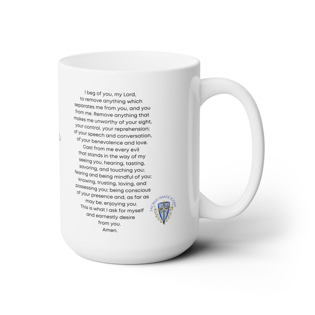 Saint Peter Faber Prayer Mug 15oz
